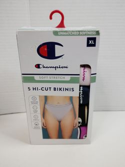 Champion Soft Stretch Hi-Cut Bikinis 5-Pack XL