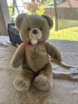VTG 1983 Gund Tender Teddy Rare 12” Brown