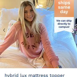 3” Memory Foam Tooper - Queen