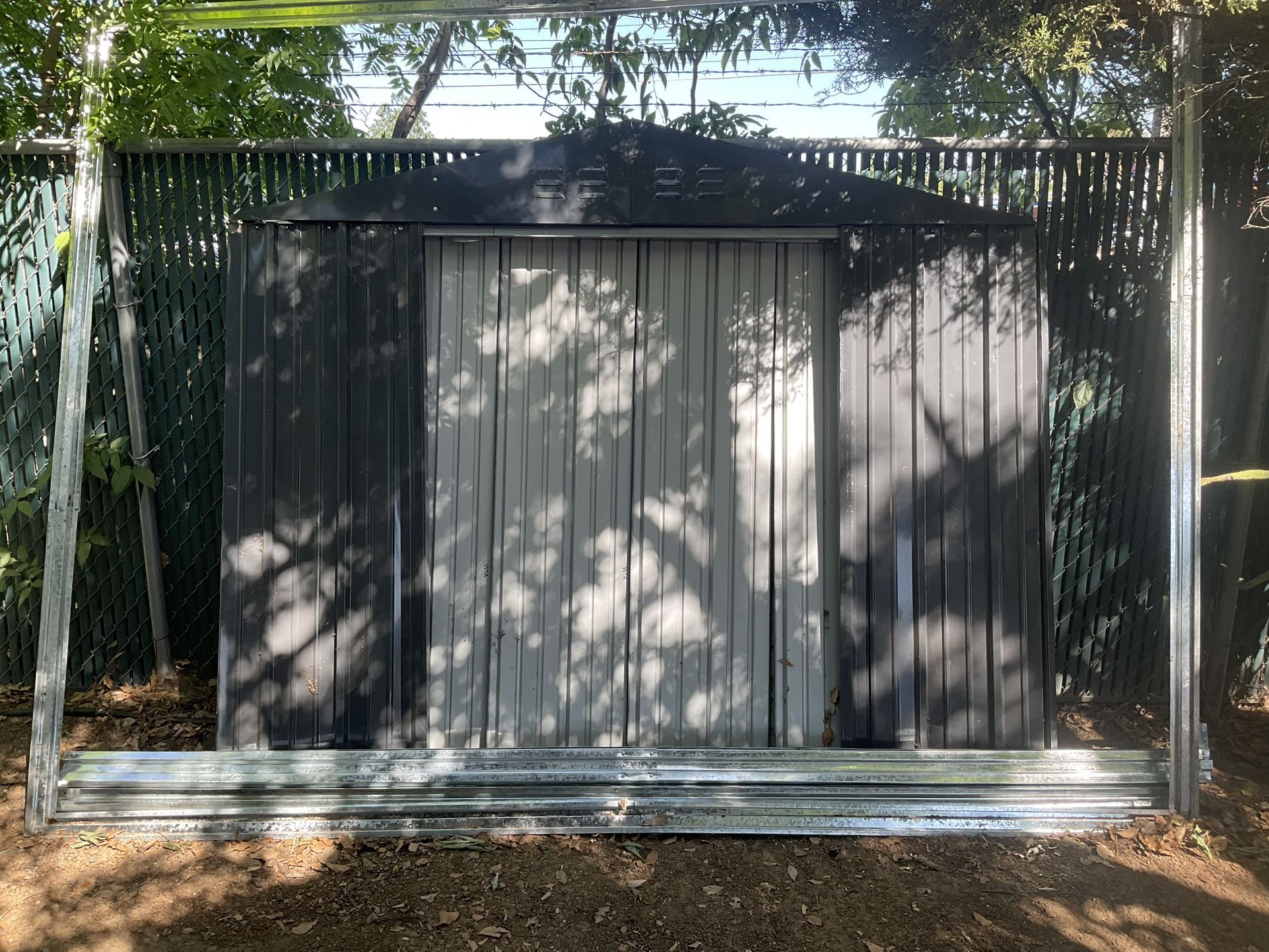 Used 8’x10’ Shed With Original Parts For Assembly