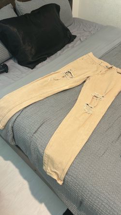 Beige Jeans/Pants