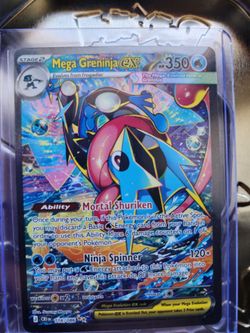 Pokemon TGC Mega Greninja ex - 116/086 - ME04: Chaos Rising (CRI)  Special Illustration Rare