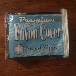 Premium (Full size)- Futon Cover- Sided Zipper