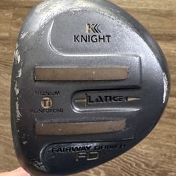 Junior left handed knight lancer fairway driver golf club
