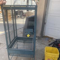 Bird Cage Needs A Wheel Take As Is 60
