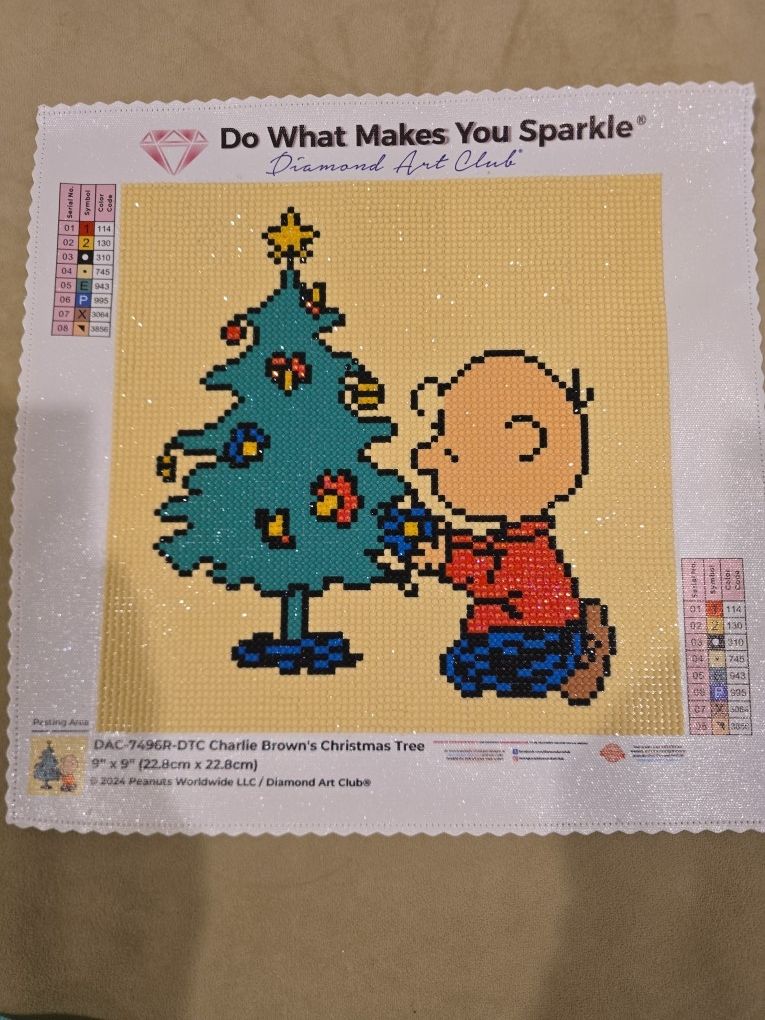 Charlie Brown Christmas Diamond Art
