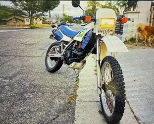 Susuki 250 street and dirt legal with tags and plates update