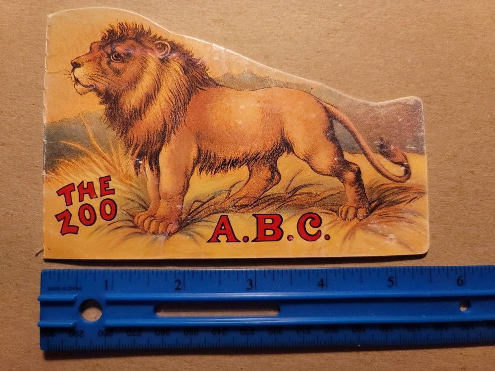 The ZOO A.B.C. Book Vintage Very Rare Book 