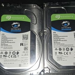 4TB Seagate Skyhawk Surveillance Hard Drives