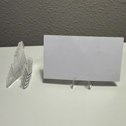 6 Acrylic Card Holders