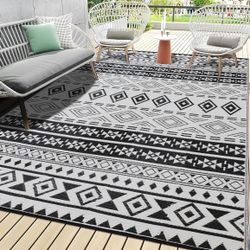 New in Box 6x9 Outdoor Rugs Outdoor Plastic Straw Rug