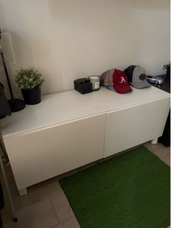 White Ikea Storage Cabinets (check description)