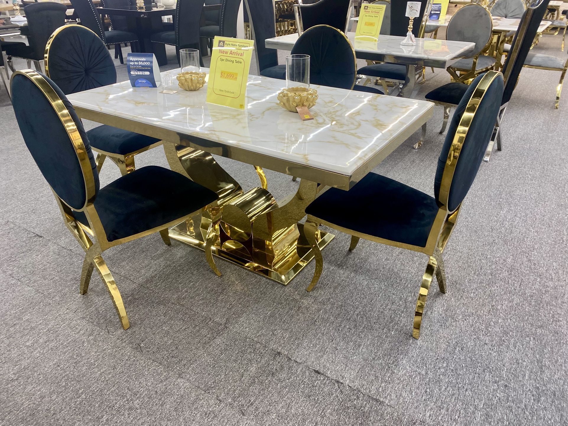 5pc Dinning Table Set $1,699