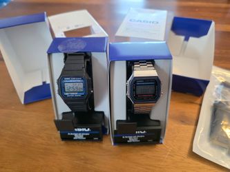 2 Casio Digital watches and nylon watch bands