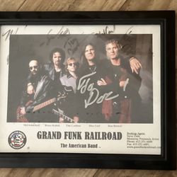 Grand Funk Railroad (Autographed Frame)