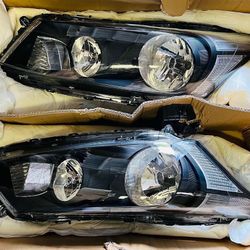 LA Zona Auto Parts 2008 to 2012 Honda Accord 4 Door Sedan Headlight Luces Micas Calaveras Faros Focos Luz Light
