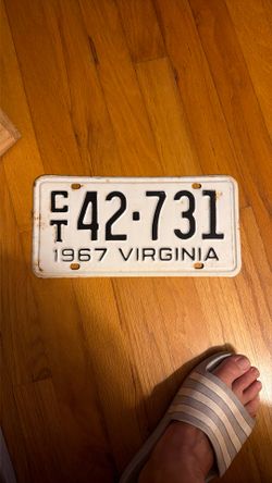 67 Trailer Plate