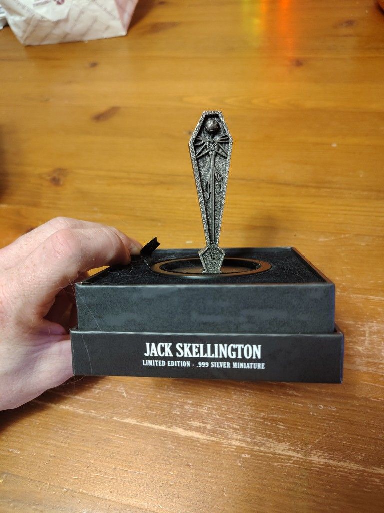 Limited Addition Jack Skellington .999 Silver