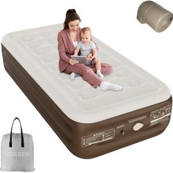 Twin Air Mattress with Built-in Pump