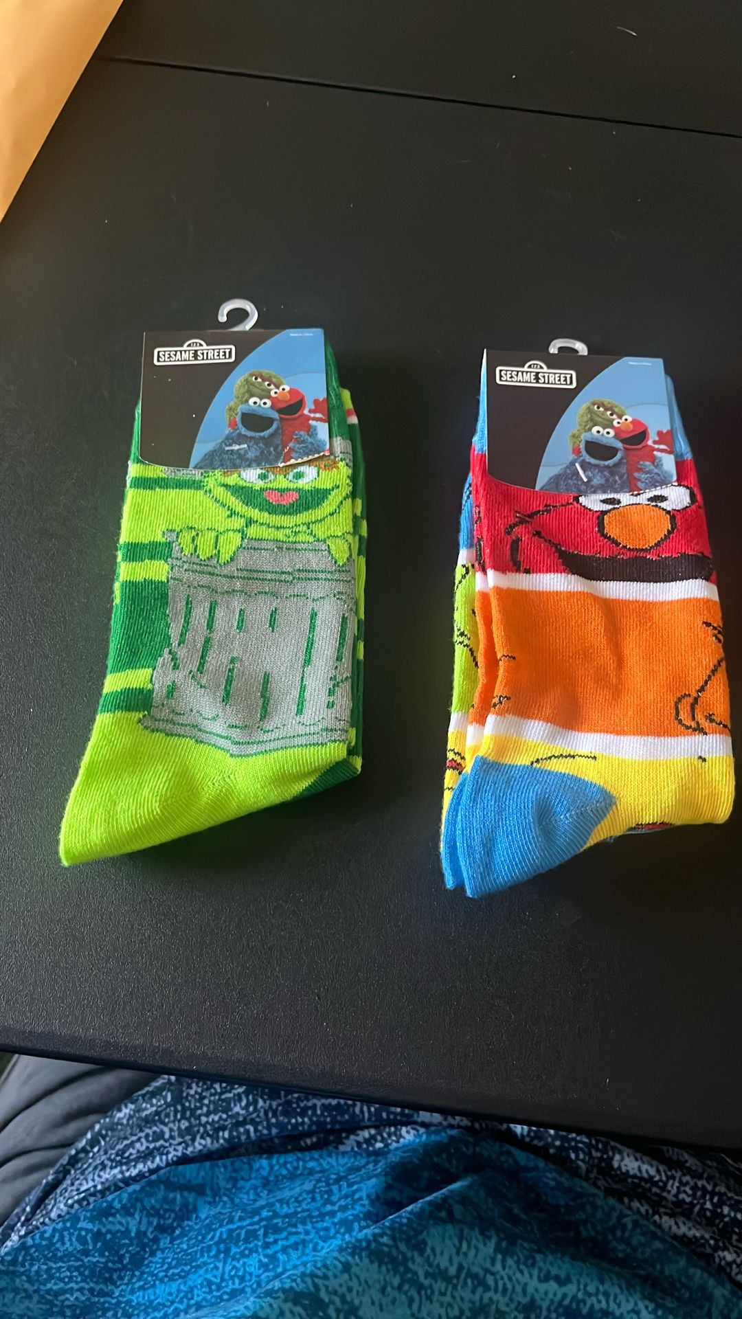 2 new sesame street socks