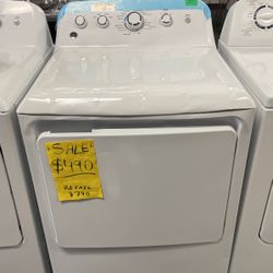 WHITE GAS GE DRYER