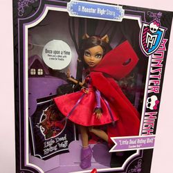 ✨NEW IN BOX MATTEL 2012 SCARY TALES LITTLE DEAD RIDING WOLF CLAWDEEN WOLF DOLL✨