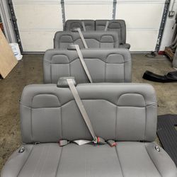 2016-2025 Chevy express Rear Seats. Full Set