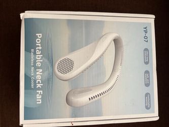 Portable neck fan