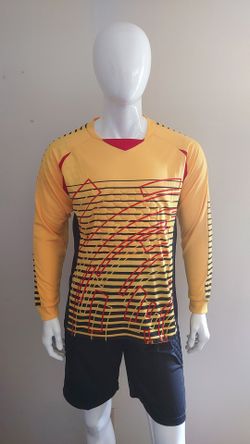 Adult Goalkeeper Soccer Uniform Size Medium-Uniformes De Futbol
