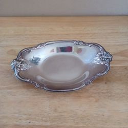 Vintage 70's International Silver Co. Tray Or Dish 