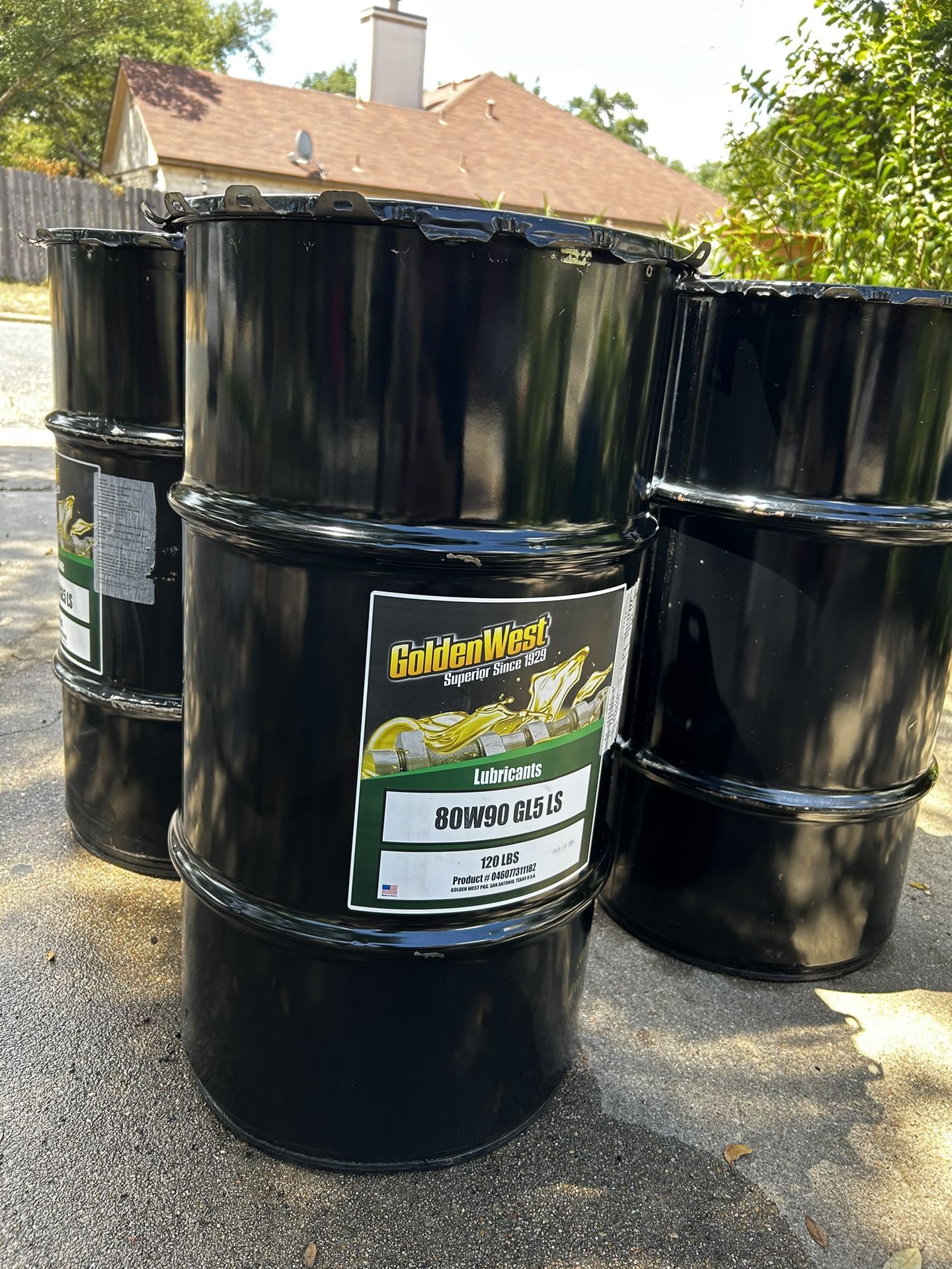 Empty Steel Oil Drums (15