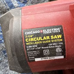 Chicago Electric Power Tool Circular Saw