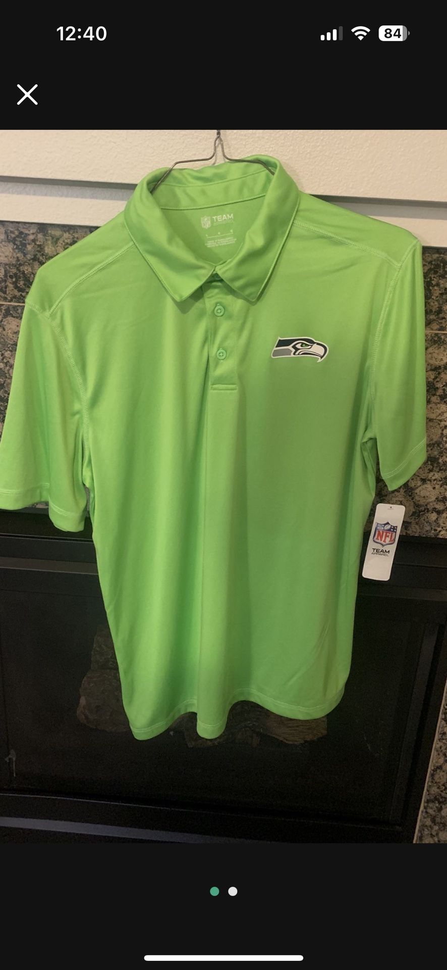 Seattle Seahawks Polo Shirts XL & L
