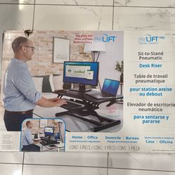 Airlift Pro Sit To Stand Pneumatic Desk Riser