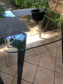 Glass table