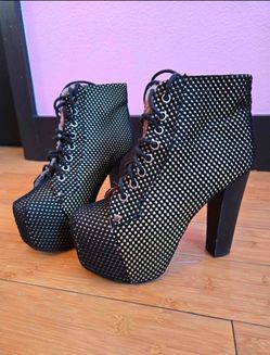 Jeffrey Campbell Glow in the Dark BOOTS!
