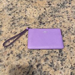 Coach Wristlet in Purple