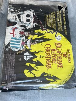 Nightmare before Christmas poster