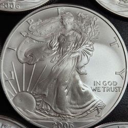 American Silver Eagles 1 Troy Ounce .999 Fine Silver