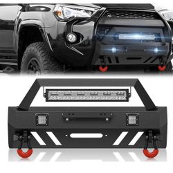 New in a sealed box for 4Runner Off-Road Front Bumper Compatible with 2010-2023 Toyota 4Runner 5th Gen (Not Fits 2010-2013 SR5) Equipped with Winch Pl