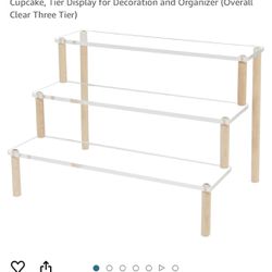 Clear 3-Tier Display Stand