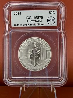 2015 Australia Silver 50c (1/2oz)-War in the Pacific