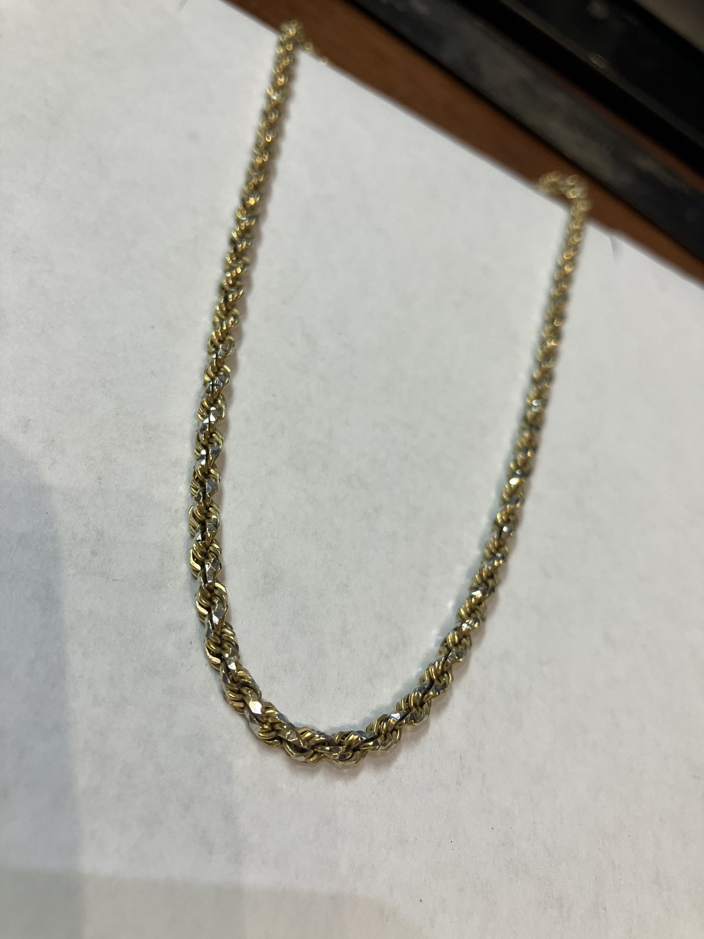 14k Gold Rope Chain #109185-1 MJ