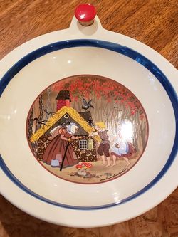 Vintage Hansel & Gretal food warmer plate