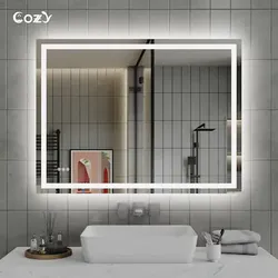 Cozy LED Backlit Bathroom Wall Mirror