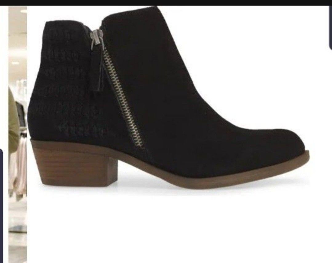 New Womens Girls Kensie Granger Black Booties Shoes Botas De Mujer Negras Nuevas Size 6