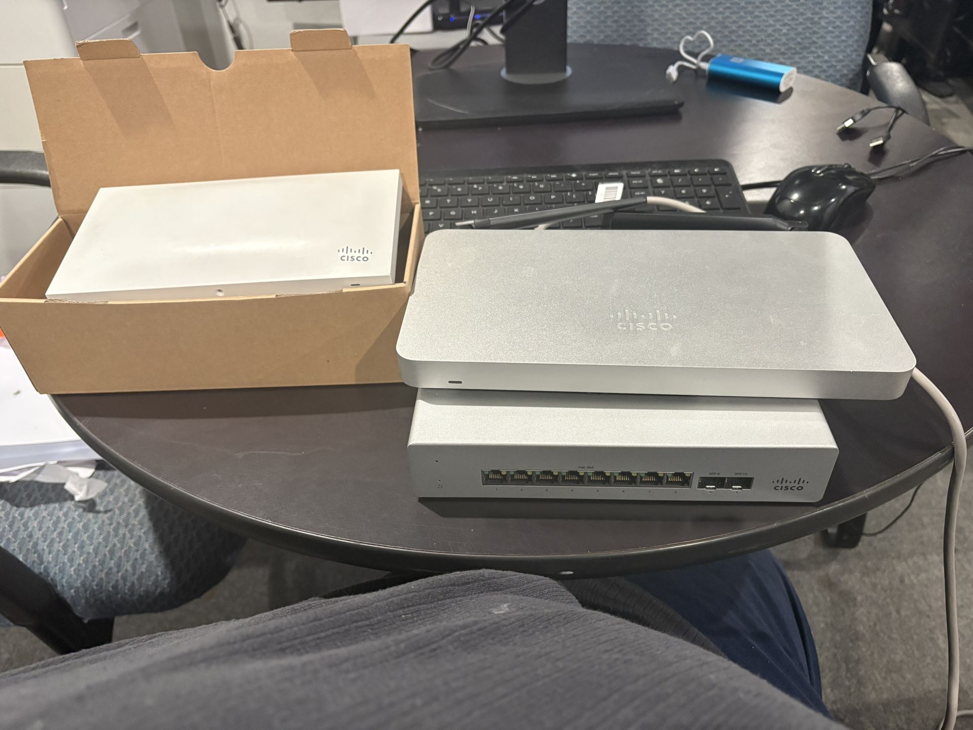 Cisco 8 Port Switch And Morality Ap And Firewall