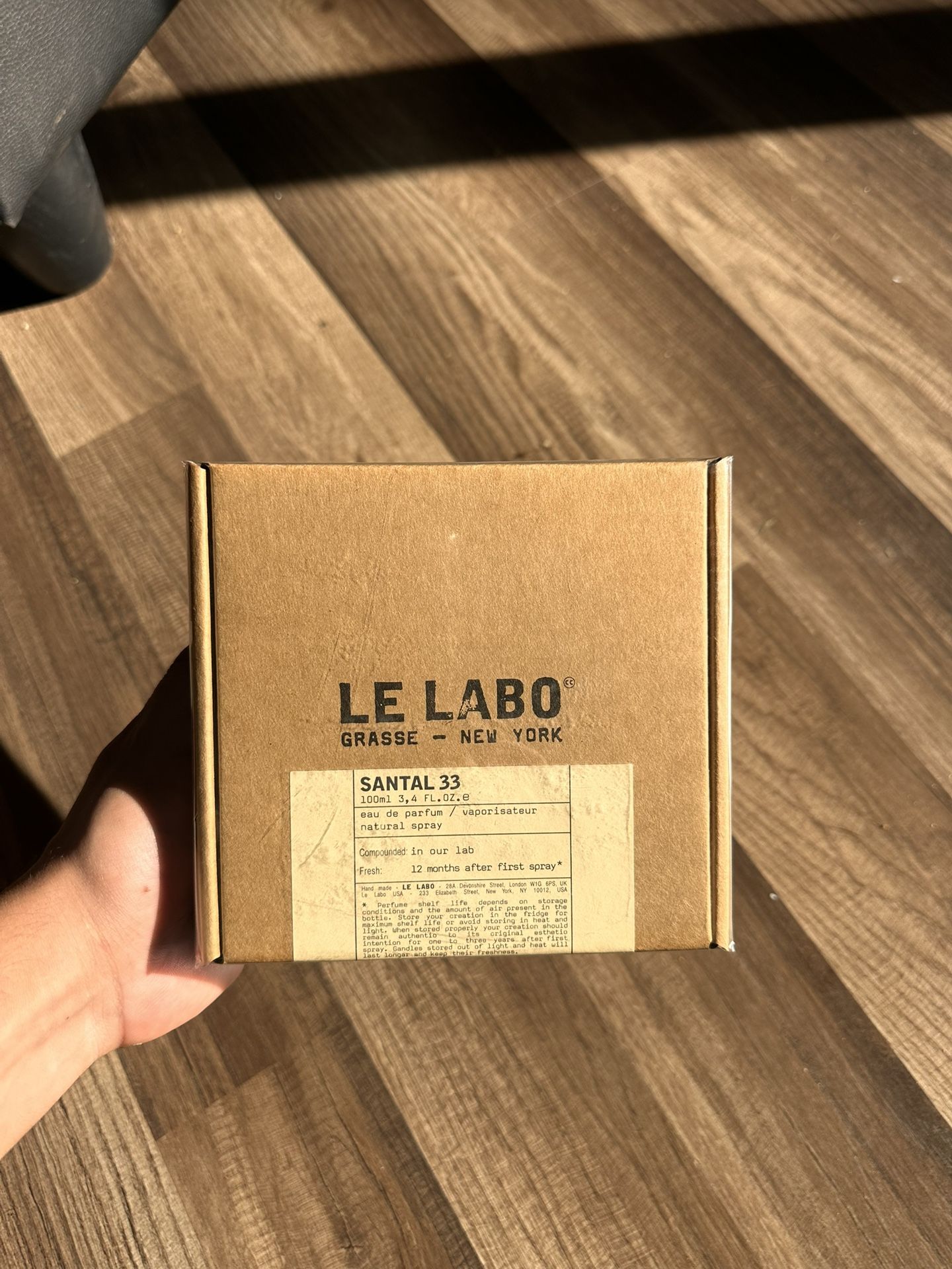 LE LABO SENTAL 33 H