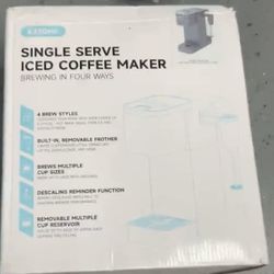 Single Serve Iced Coffee Maker