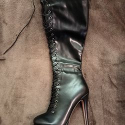 Ann Creek "Niwen" Leather Platform Heels SZ10 - BRAND NEW NEVER WORN